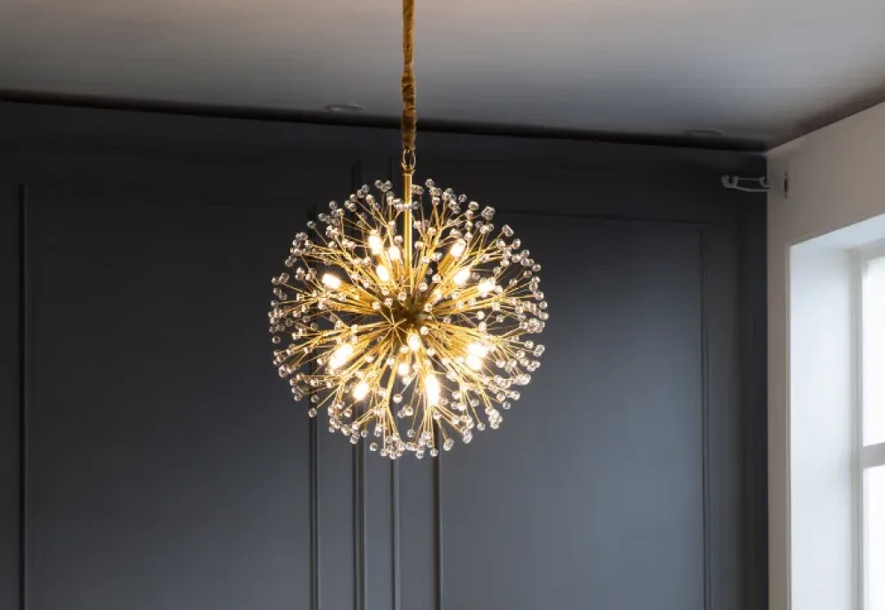 globe style chandelier